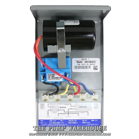 1 2 hp franklin electric qd control box wiring|franklin electric control box 2hp.